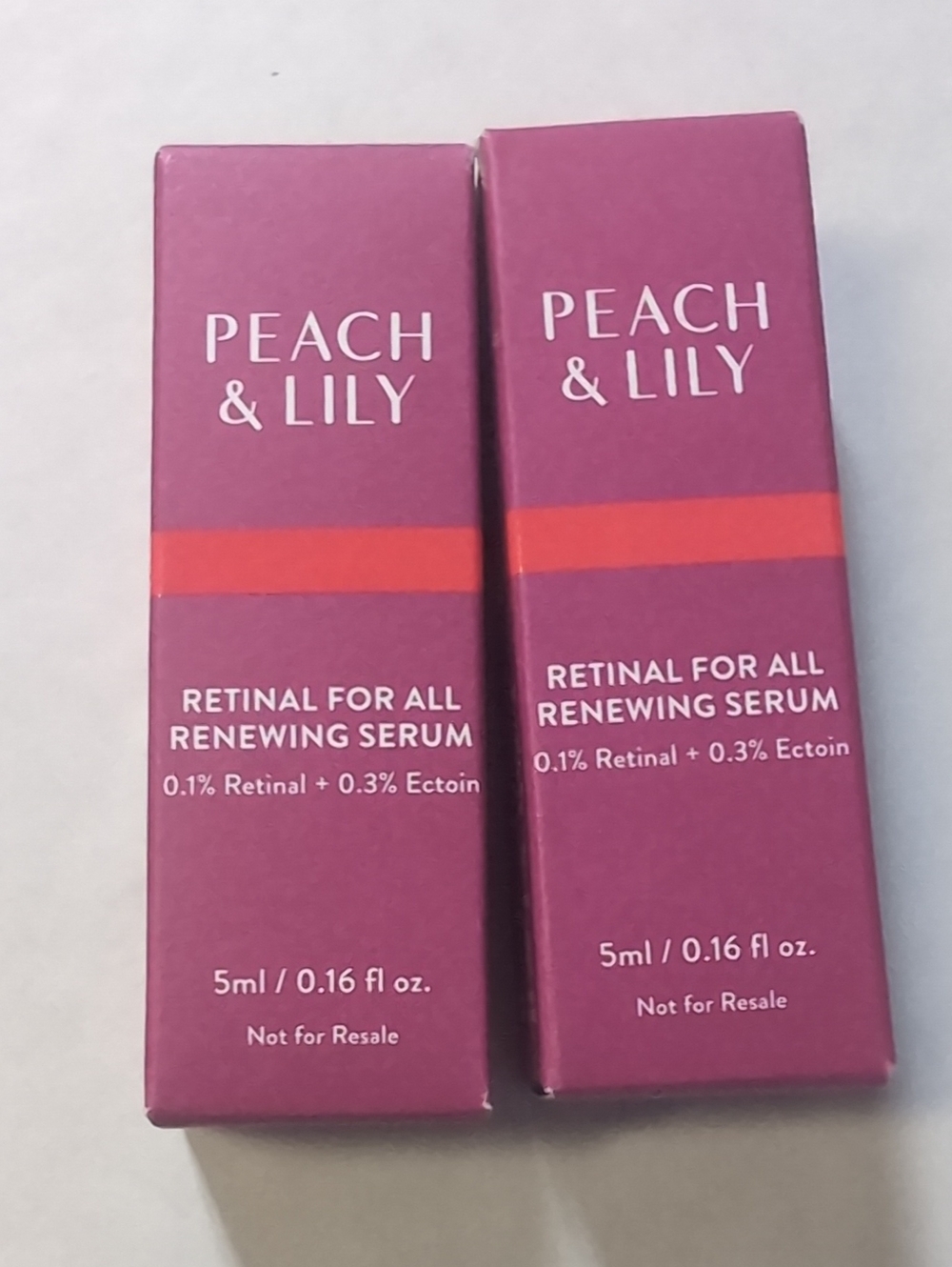 Peach & Lily Retinal for All Renewing Serum Bundle of Two 5mL NWT